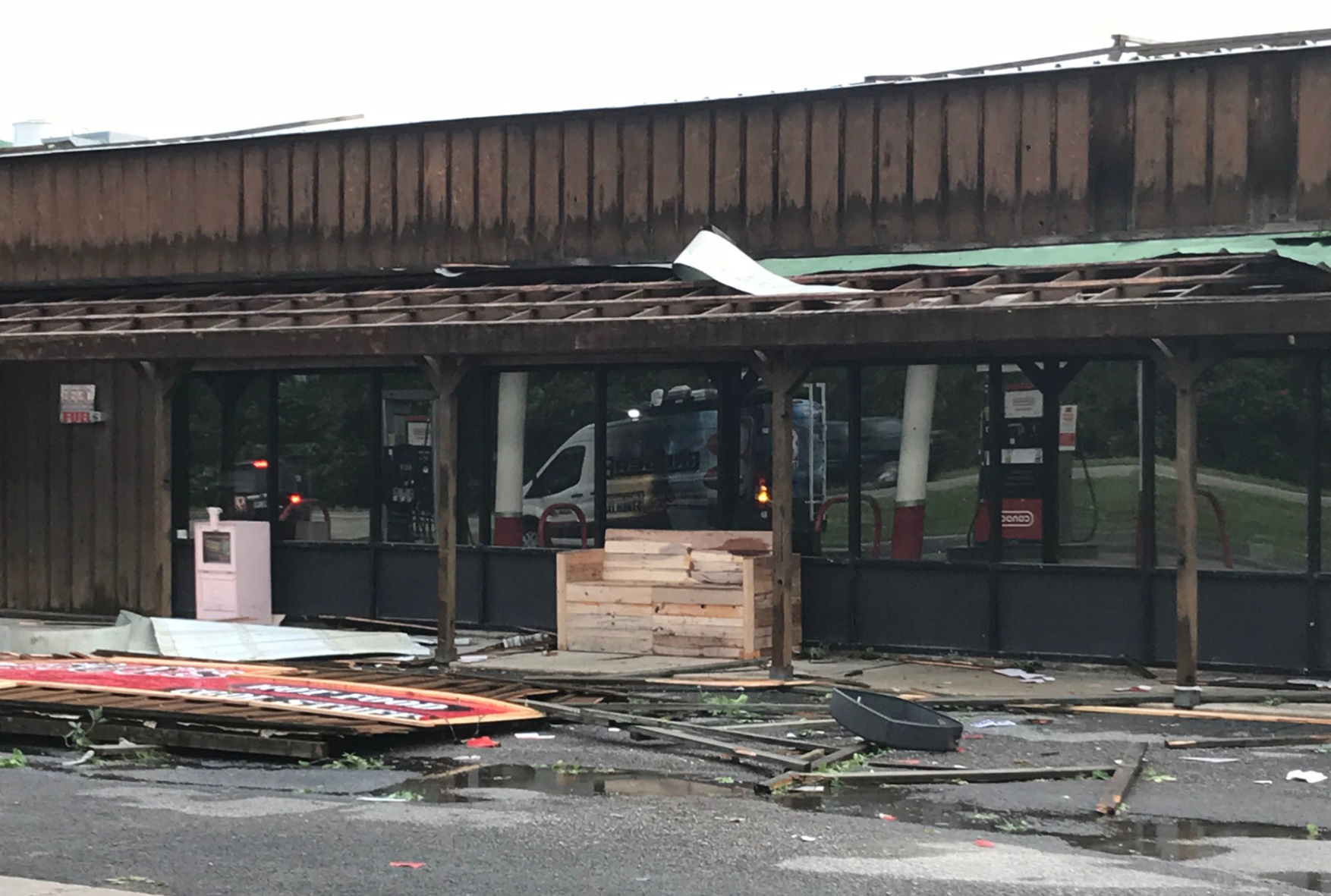 Peggs storm damage